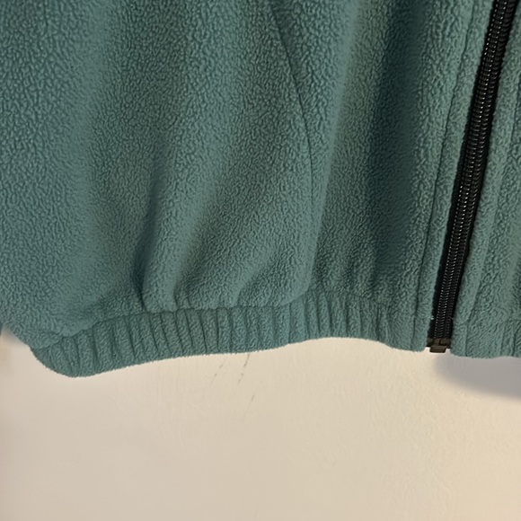 Women’s L.L. Bean Full Zip Brook Green Fleece Size M - Picture 4 of 10